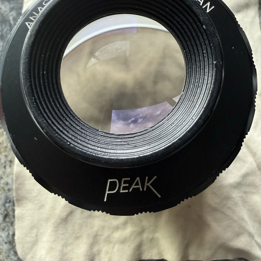 PEAK Anastigmat Lupe 4x Magnifier Made In Japan Good Condition See Photos